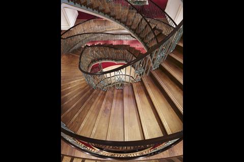 Fortnum & Mason double helix staircase